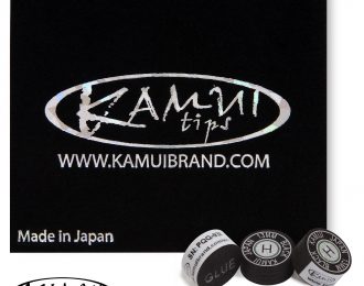 НАКЛЕЙКА ДЛЯ КИЯ KAMUI BLACK Ø13ММ HARD 1ШТ.